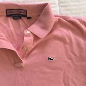 pink vineyard vines polo